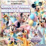 Kit Digital Mickey e Minnie Circo