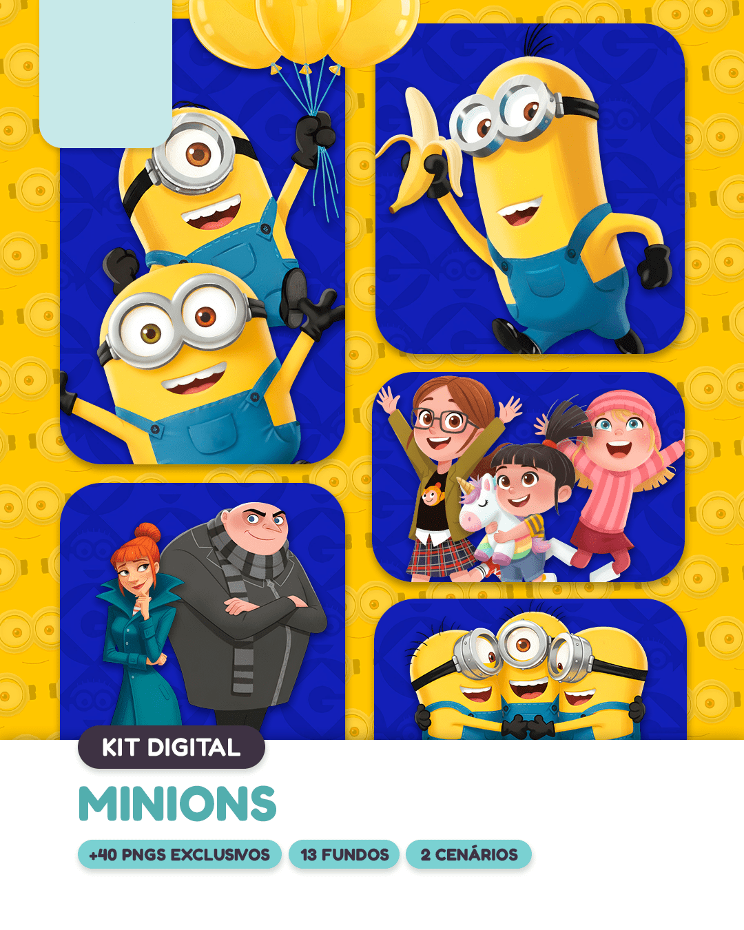 Minions Kit Digital Minions - Imagem 1