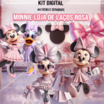 Kit Digital Minnie e Margarida Loja de Laços Rosa