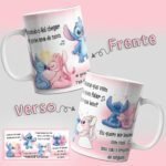 Arquivo caneca Stitch e Angel O que é que tem