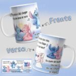 Arquivo caneca Stitch e Angel O que é que tem - Imagem 2
