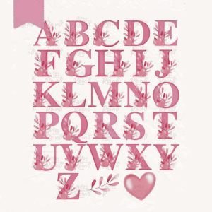 Monograma Kit Digital Monograma Letras - Imagem 1
