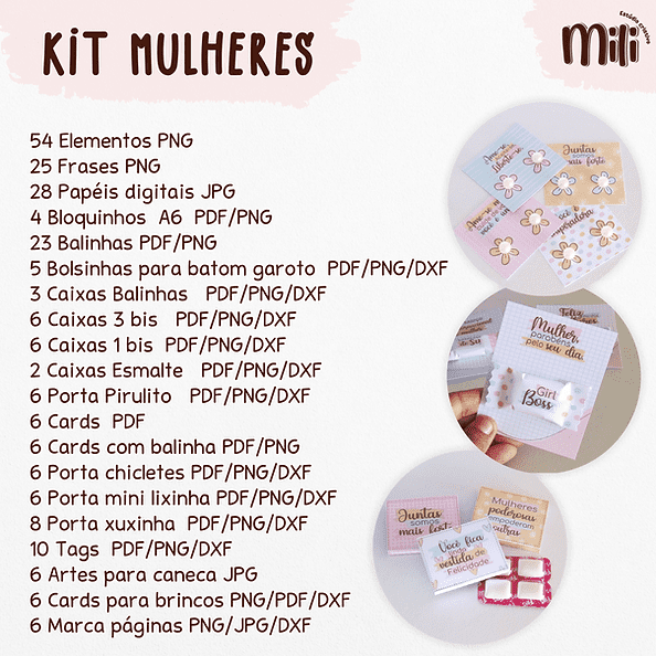 Mulheres Kit Digital Mulheres - Imagem 1