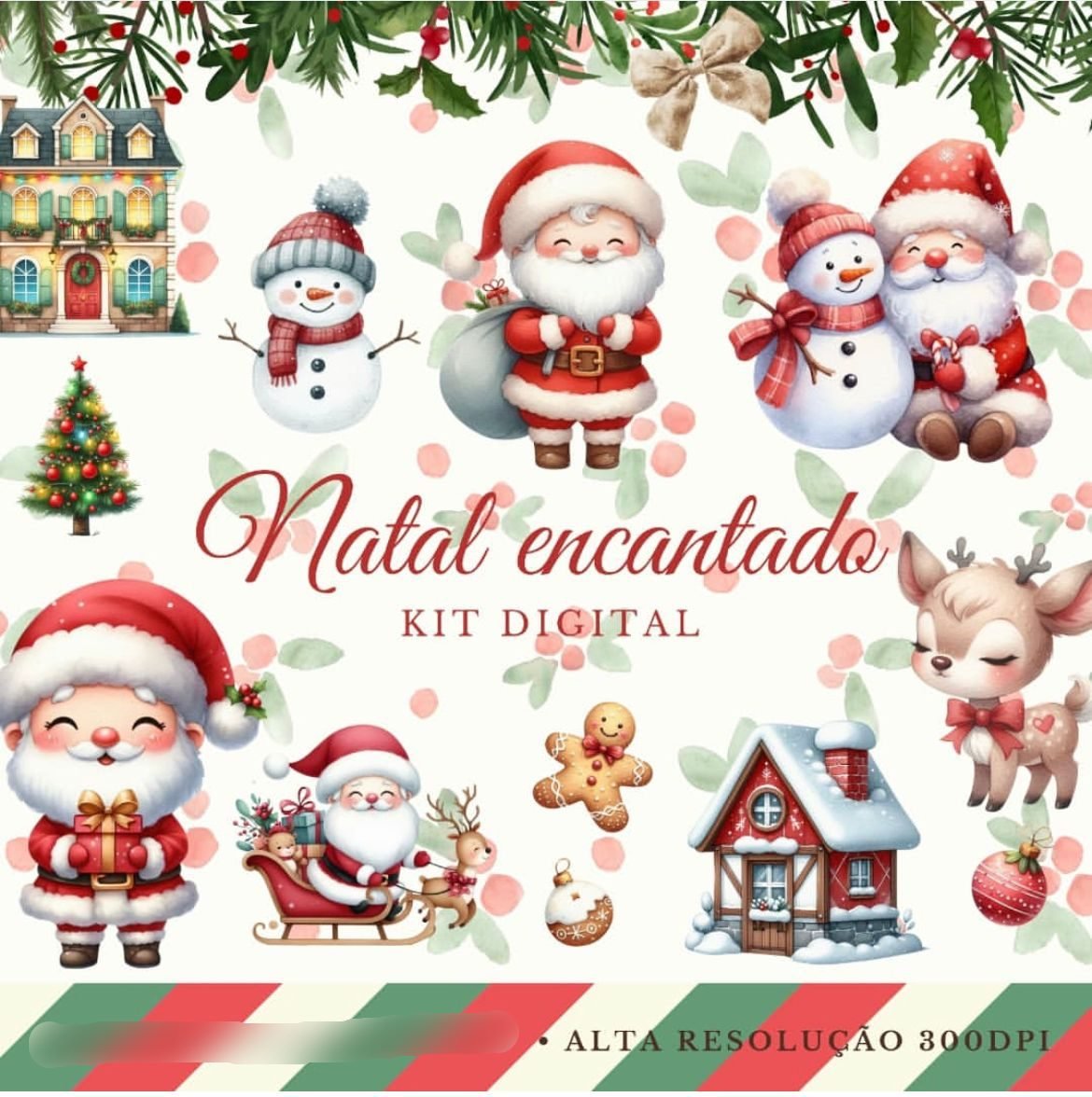 NATAL ENCANTADO Kit Digital NATAL ENCANTADO - Imagem 1