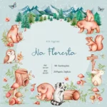 Kit Digital Animais da Floresta