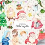 Kit Digital Natal Completo