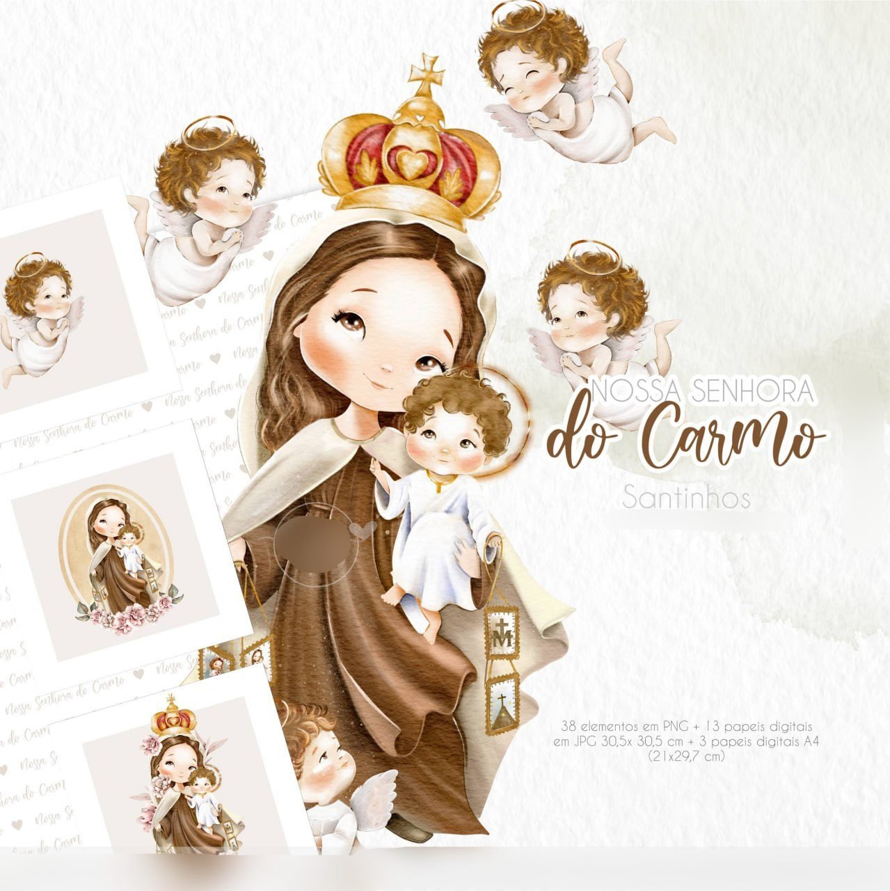 Nossa Senhora do Carmo Kit Digital Nossa Senhora do Carmo - Imagem 1