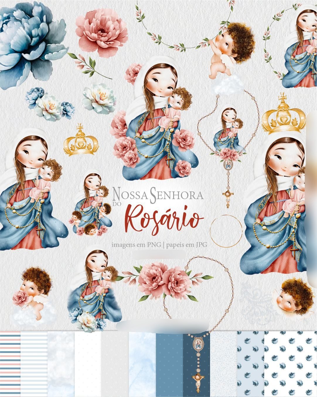 Nossa Senhora do Rosário Kit Digital Nossa Senhora do Rosário - Imagem 1