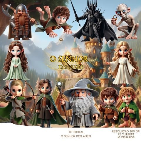 O Senhor dos Anéis Kit Digital O Senhor dos Aneis - Imagem 1