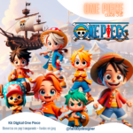 Kit Digital One Piece Cute 3D