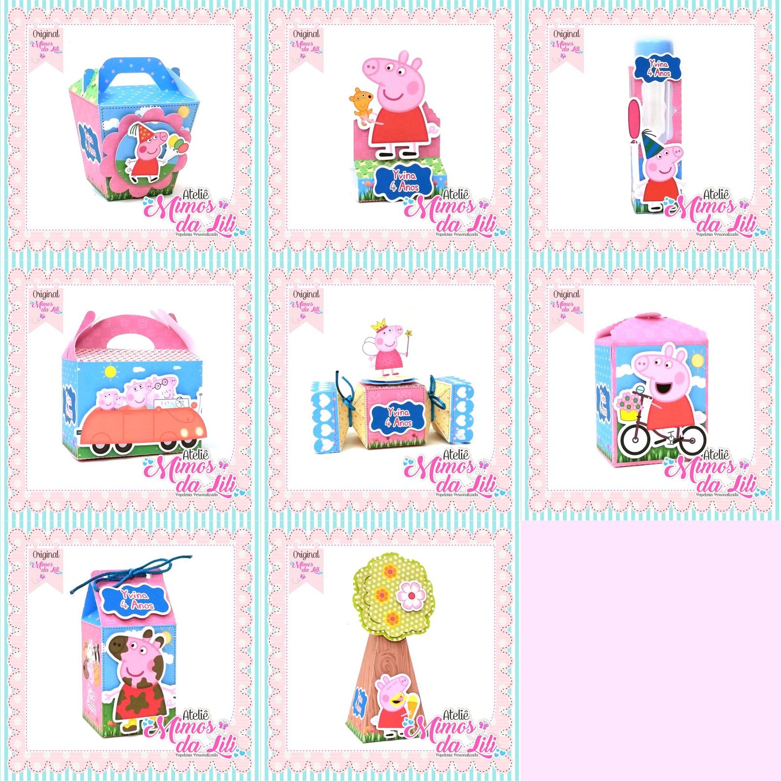 PEPPA PIG 6 Arquivo de corte Peppa Pig 6 - Imagem 1