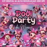 Kit Digital POOL PARTY DA MINNIE