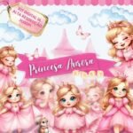 Kit Digital PRINCESA AURORA BABY AQUARELA
