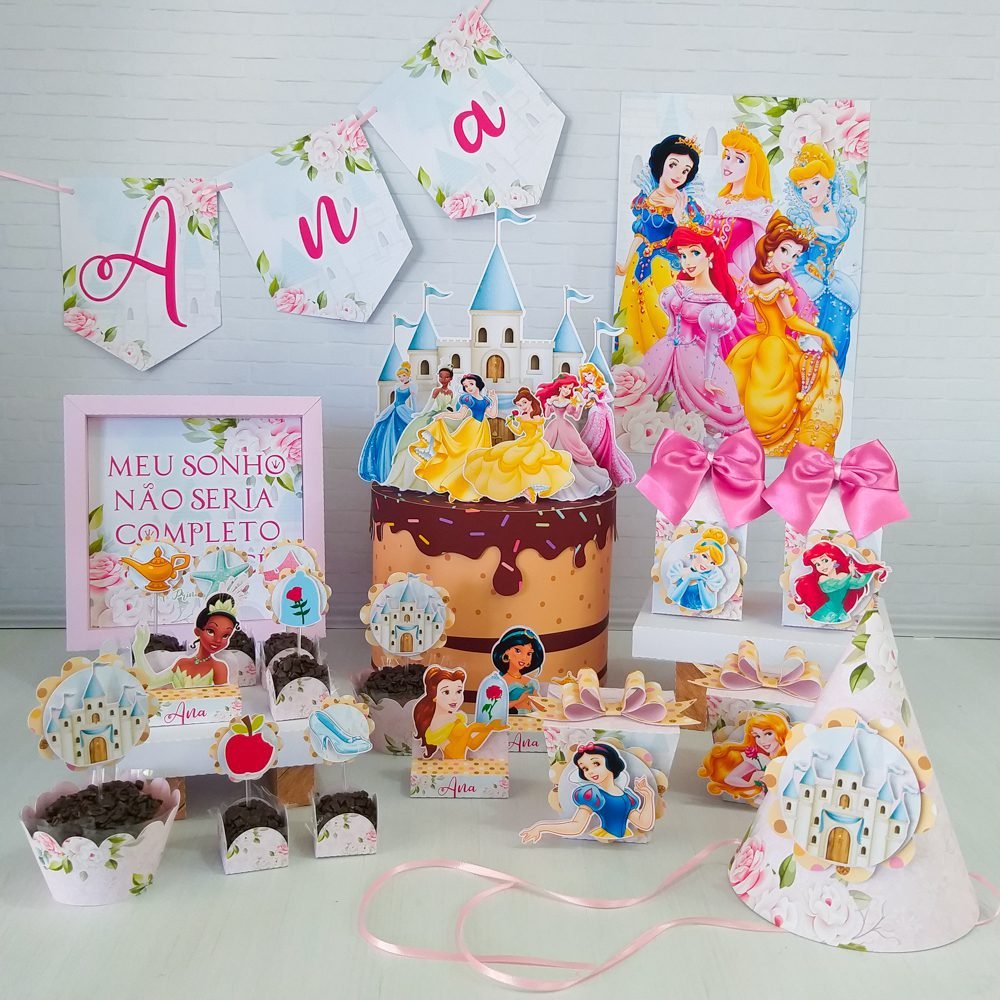 PRINCESAS DISNEY 16 Arquivo de corte Princesas Disney 16 - Imagem 1