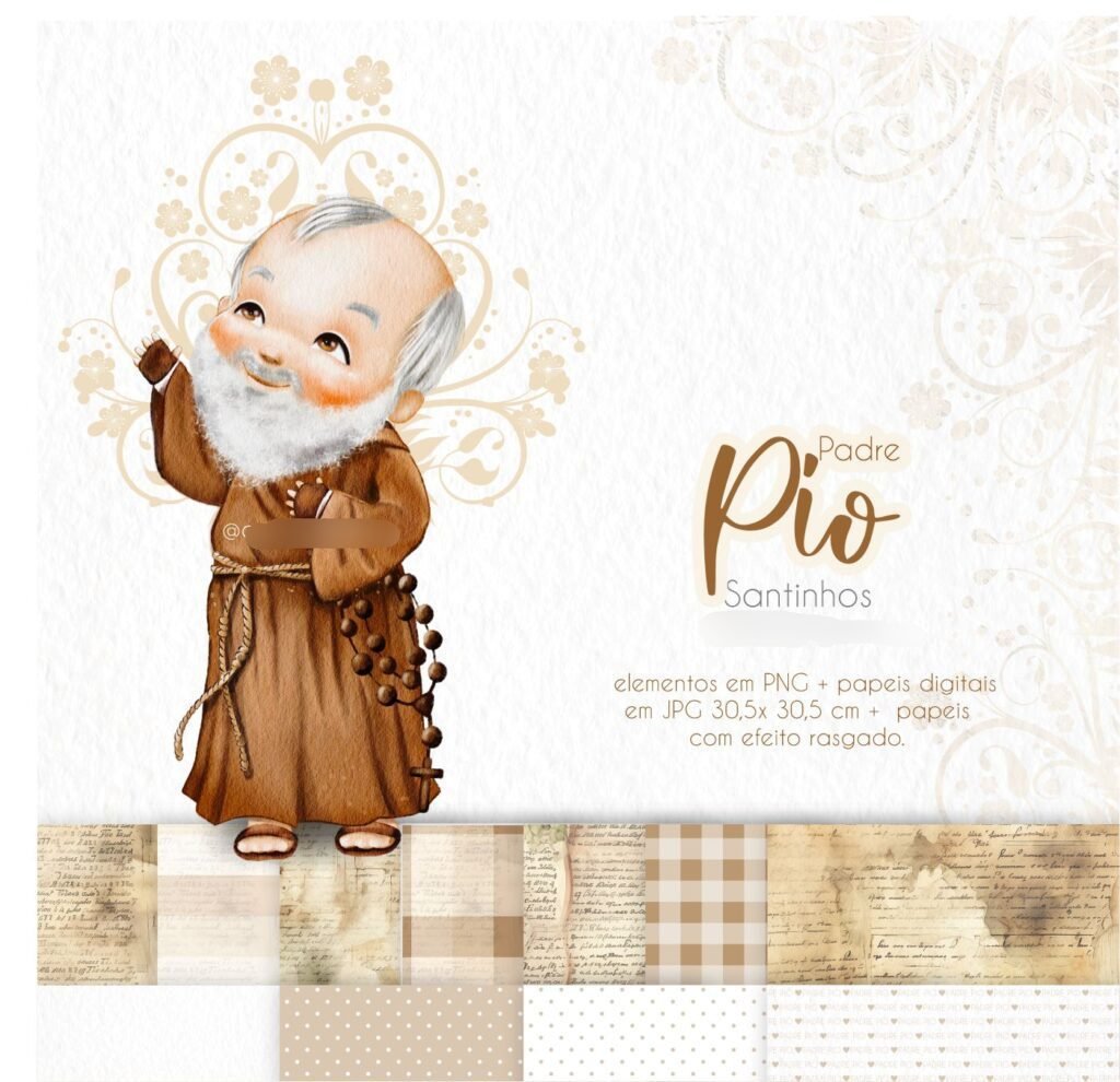 Padre Pio Kit Digital Padre Pio - Imagem 1