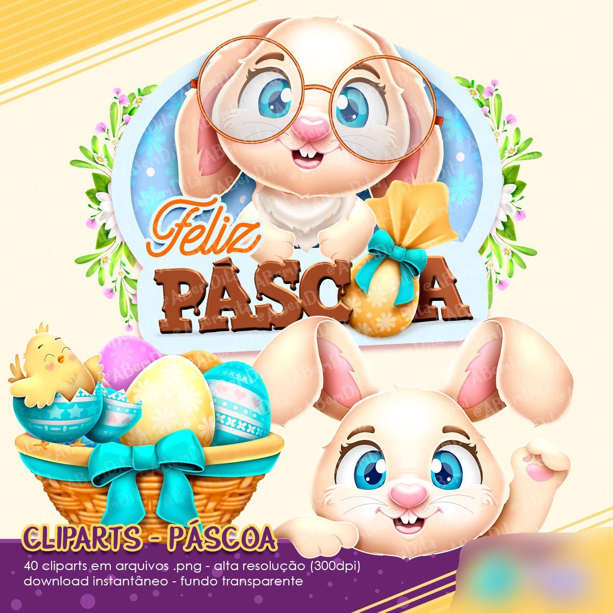 Páscoa Kit Digital Pascoa - Imagem 1