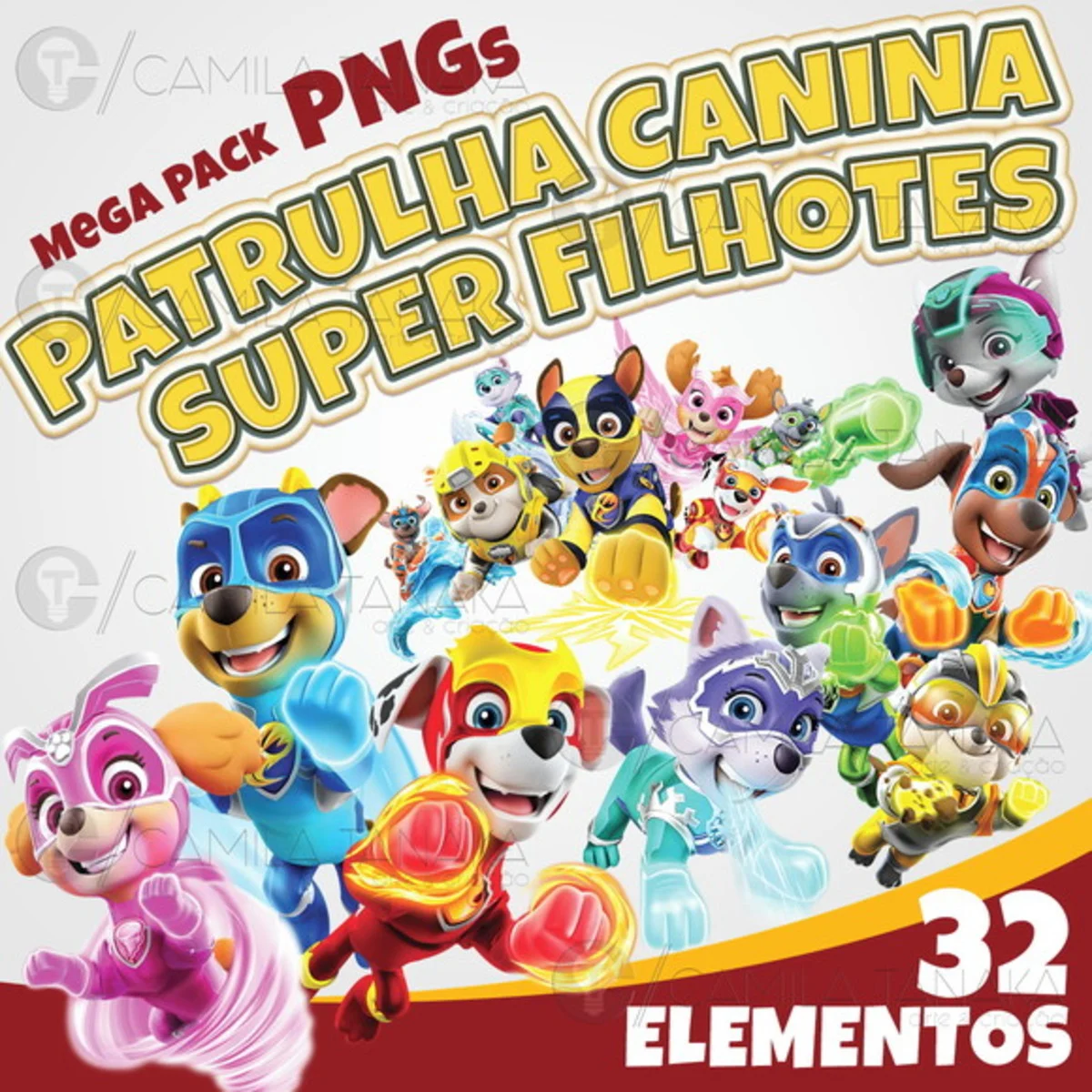Patrulha Canina Super Filhotes Kit Digital Patrulha Canina Super Filhotes - Imagem 1