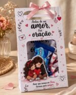 Arquivo Dia dos Namorados Moldes de Sacolinha P G + Versículos de Amor - Imagem 3