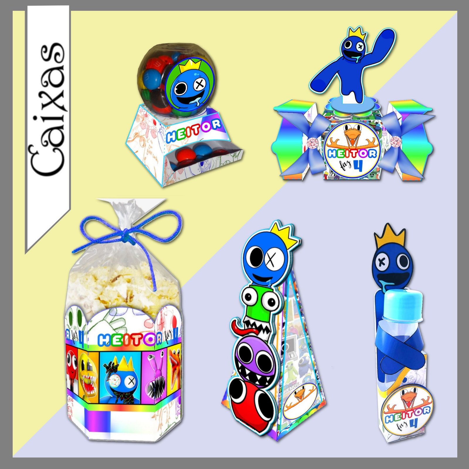 Rainbow Friends 1 Arquivo de corte Rainbow Friends 1 - Imagem 1
