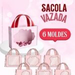 Arquivo de Corte Molde Sacolinha Vazada Vitrine