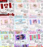 Arquivo Combo Cards de Colorir - 100 temas - Imagem 10