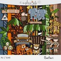 SAFARI Kit Digital Papeis Safari - Imagem 1