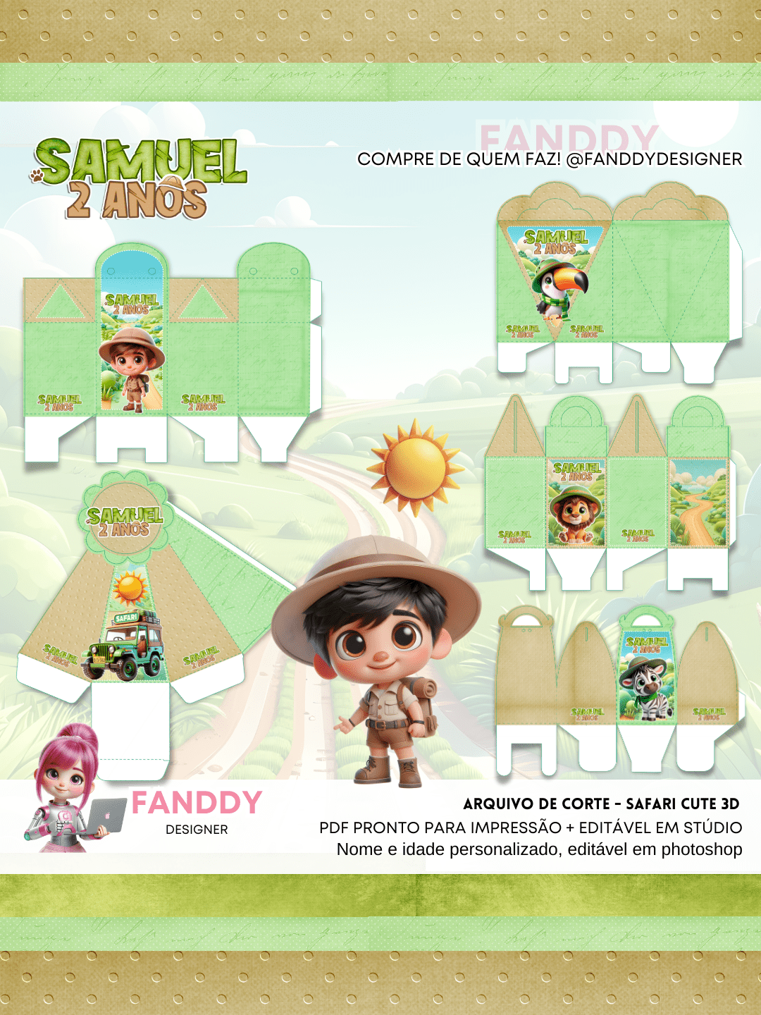 SAFARI 94 Arquivo de corte Safari 94 - Imagem 1