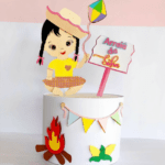 Arquivo Topo Festa Junina Menina Balão
