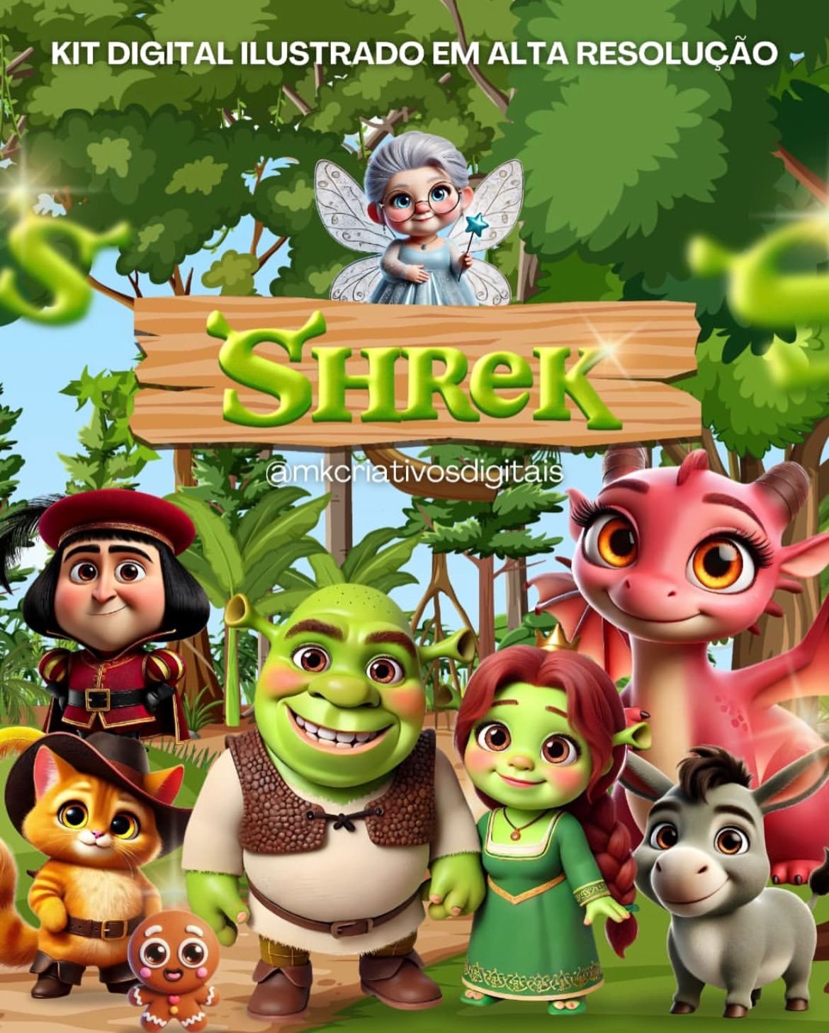 SHREK Kit Digital SHREK - Imagem 1