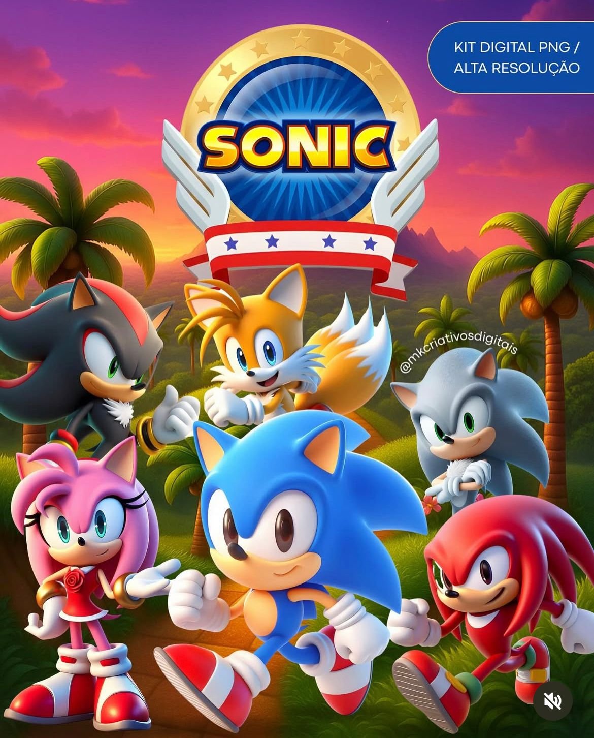 SONIC 3D Kit Digital SONIC 3D - Imagem 1