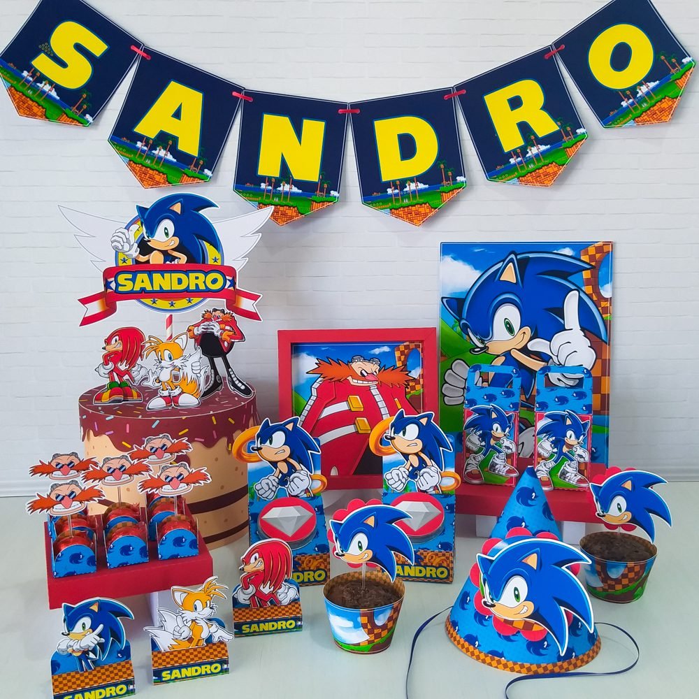 SONIC 6 Arquivo de Corte Sonic 6 - Imagem 1
