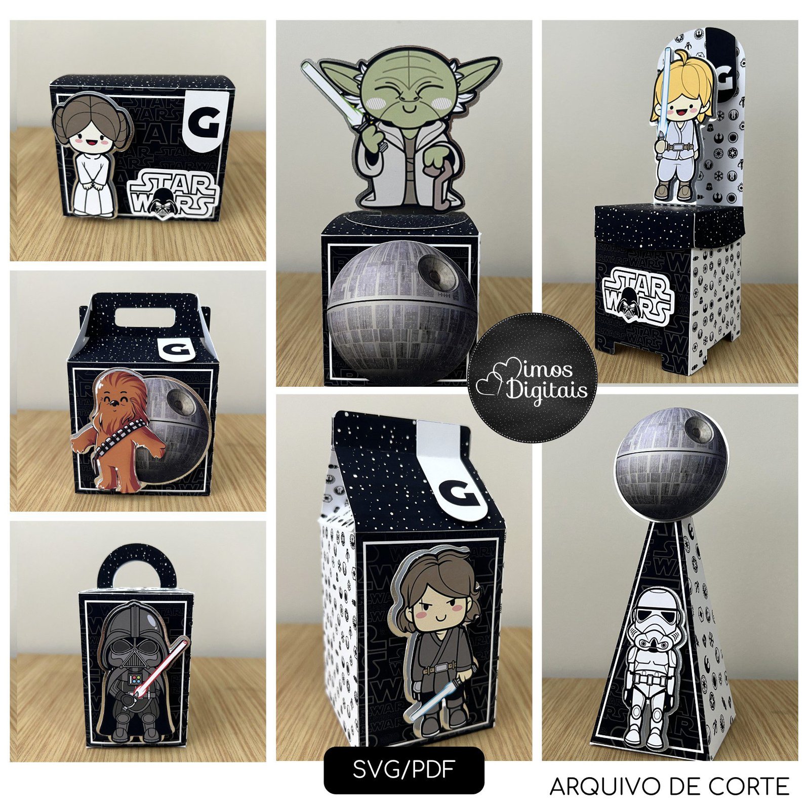 STAR WARS 15 Arquivo de corte Star Wars 15 - Imagem 1