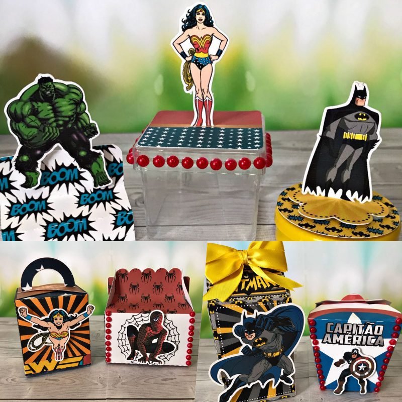 SUPER HERÓIS 1 Arquivo de Corte Super Heróis 1 - Imagem 1