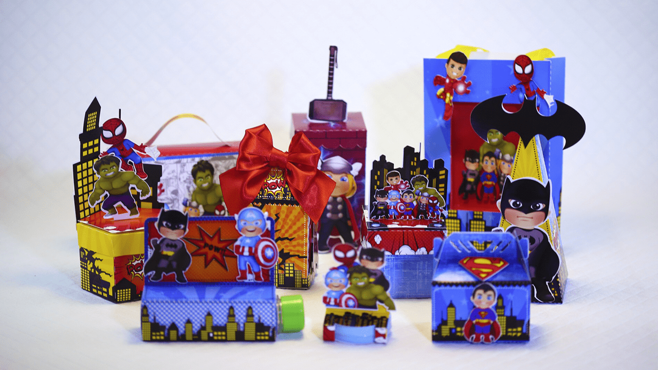 SUPER HERÓIS 9 Arquivo de Corte Super Heróis 9 - Imagem 1