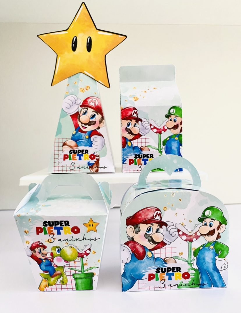 SUPER MARIO 33 Arquivo de corte super mario 33 - Imagem 1