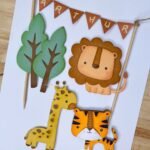 Arquivo Topo de Bolo Safari Minimalista