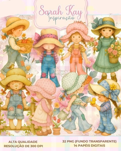 Sarah Kay Kit Digital Sarah Kay - Imagem 1