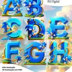 Kit Digital Sonic Alfabeto