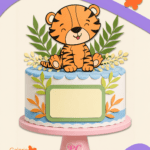 Arquivo Topo de Bolo TIGRE
