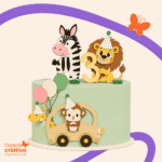 Arquivo Topo de Bolo ANIMAIS SAFARI