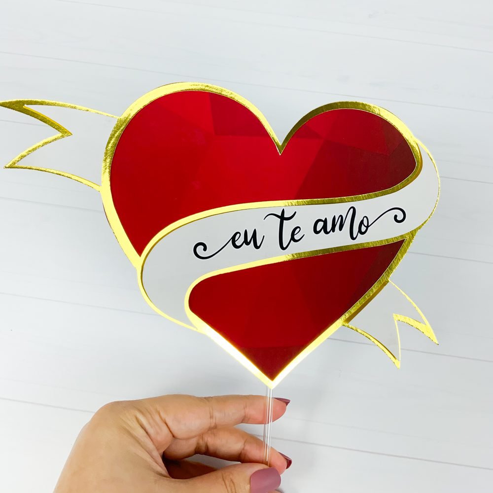 TOPO CORAÇÃO DIA DOS NAMORADOS Arquivo Topo Namorados Coração Eu te amo - Imagem 1