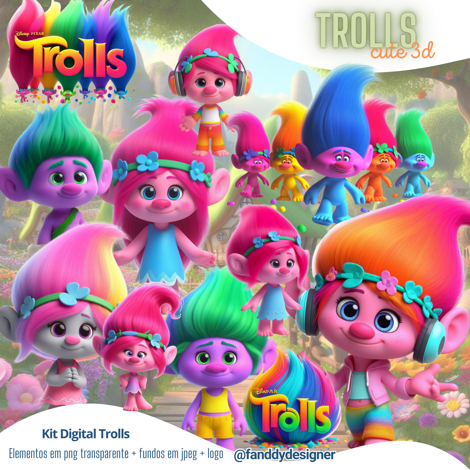 TROLLS Kit Digital TROLLS - Imagem 1