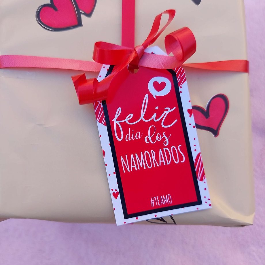 Tag - Dia dos Namorados Arquivo dia dos Namorados Tag Freebie - Imagem 1