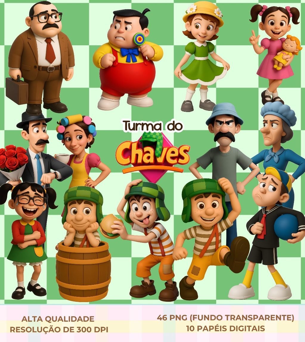 Turma do Chaves Kit Digital Turma do Chaves - Imagem 1