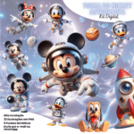 Kit Digital Turma do Mickey Astronauta