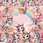 Kit Digital Unicorcio Rosa