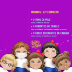 Kit digital meninas volta as aulas
