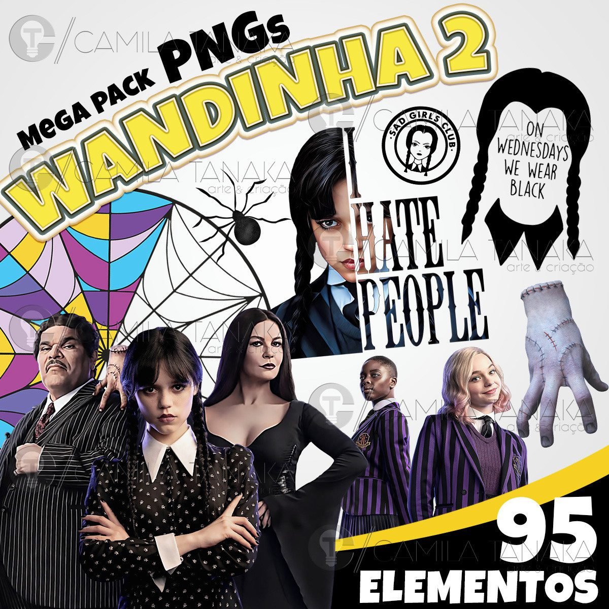 WANDINHA 2 Kit Digital Wandinha 2 - Imagem 1