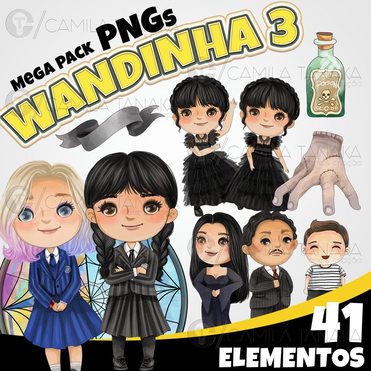 WANDINHA 3 Kit Digital Wandinha 3 - Imagem 1