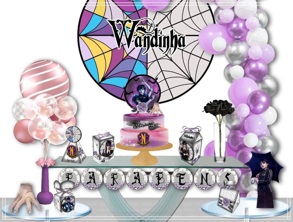 WANDINHA 9 Arquivo de corte Wandinha 9 - Imagem 1